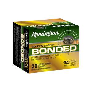Remington Golden Saber 357 SIG 125gr BJHP Handgun Ammo - 20 Rounds Remington Golden Saber 357 SIG 125gr BJHP Handgun Ammo - 20 Rounds