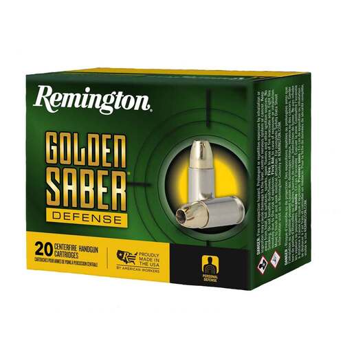 Remington Golden Saber Defense 40 S&W 165gr BJHP Handgun Ammo Ammo - 20 Rounds 20 Rounds Ammo