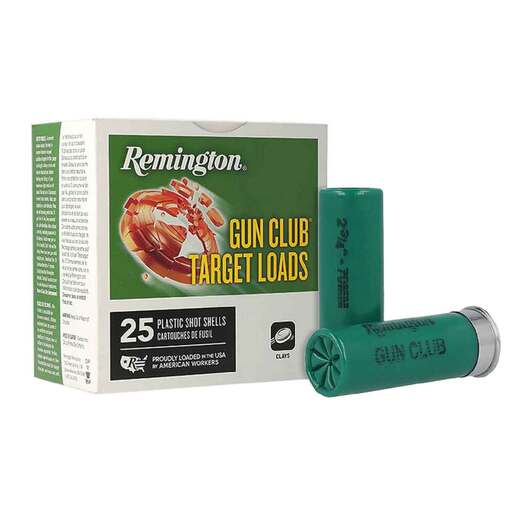 Remington Gun Club 12 Gauge 2-3/4in #7.5 1oz Target Shotshells – 25 Rounds – #7.5