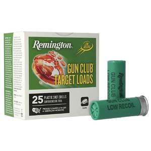 Remington Gun Club 12 Gauge 2-3/4in #8 1-1/8oz Target Shotshells - 25 Rounds