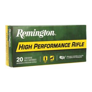 Remington High Performance 222 Remington 50gr PSP Rifle Ammo - 20 Rounds