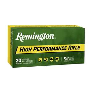 Remington High Performance Rifle 32-20 Winchester 100gr Lead Round Nose Centerfire Rifle Ammo - 50 Rounds