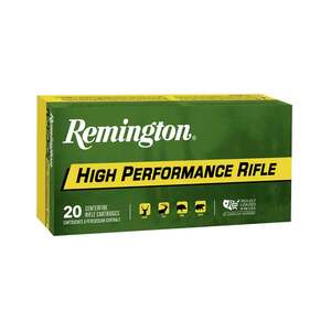 Remington High Performance Rifle 45-70 Government 300gr Semi-Jacketed Hollow Point Centerfire Rifle Ammo - 20 Rounds