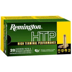 Remington High Terminal Performance 38 Special +p 110gr SJHP Handgun Ammo - 20 Rounds
