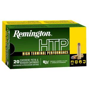 Remington High Terminal Performance 38 Special +p 125gr SJHP Handgun Ammo - 20 Rounds