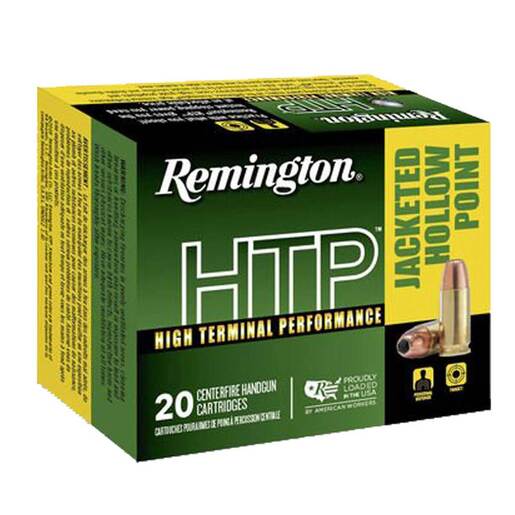 Remington High Terminal Performance 40 S&W 155gr JHP Handgun Ammo Ammo - 20 Rounds 20 Rounds Ammo