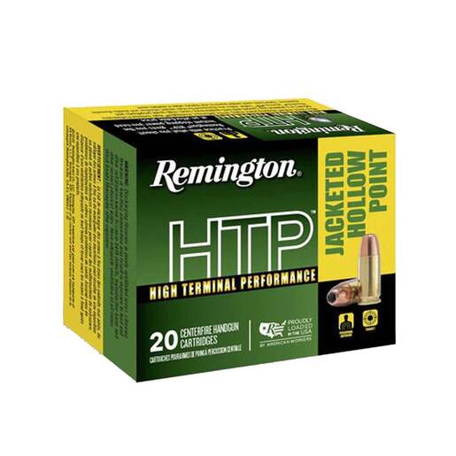Remington High Terminal Performance 40 S&W 180gr JHP Handgun Ammo Ammo - 20 Rounds 20 Rounds Ammo