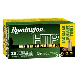 Remington High Terminal Performance 9mm Luger +P 115gr JHP Handgun Ammo - 20 Rounds