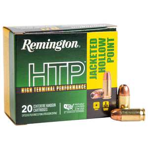 Remington HTP 380 Auto (ACP) 88gr JHP Handgun Ammo - 20 Rounds