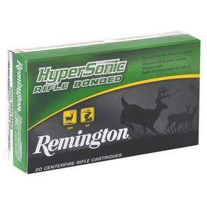 Remington Hypersonic Bonded 243 Winchester 100gr PSP Rifle Ammo - 20 Rounds