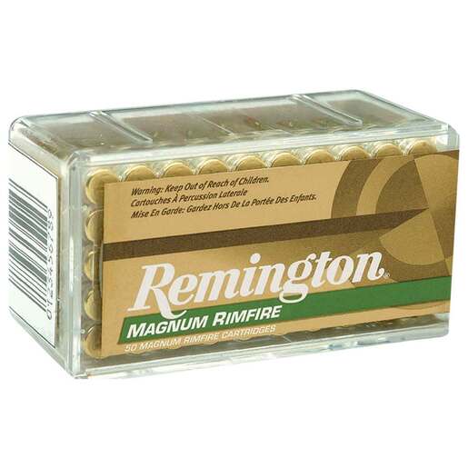 Remington Magnum Rimfire 22 WMR (22 Mag) 40gr PSP Rimfire Ammo – 50 Rounds