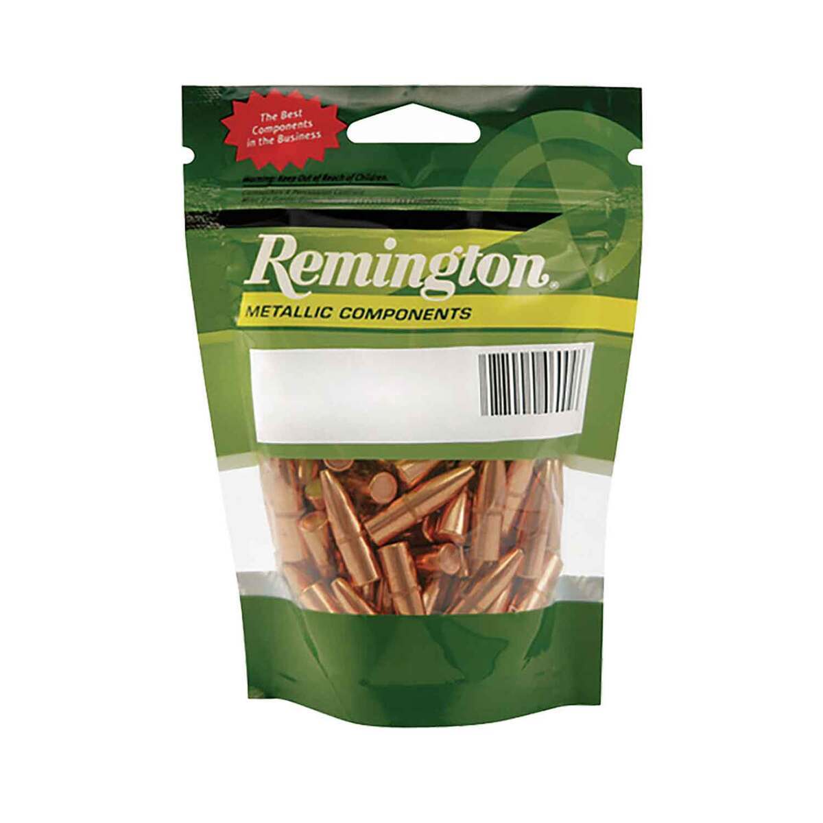 Remington Metallic Components 27 Caliber/6.8mm Full Metal Jacket 115gr Rifle Reloading Bullets - 100 Count Remington Metallic Components 27 Caliber/6.8mm Full Metal Jacket 115gr Rifle Reloading Bullets - 100 Count