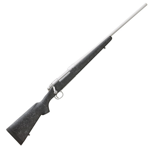 Remington Model 700 Mountain SS Black/Gray Bolt Action Rifle - 6.5 Creedmoor - Black With Gray Webbing image