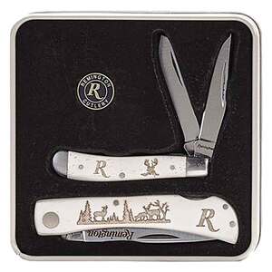 Remington Mule Deer Gift Tin Knife Set