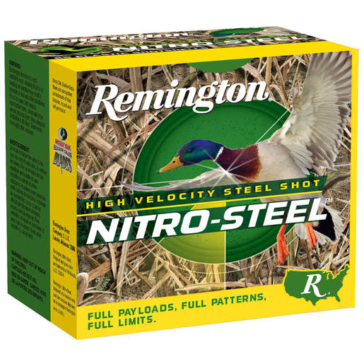 Remington Nitro-Steel 12 Gauge 3in BB 1-1/4oz Waterfowl Shotshells Ammo - 25 Rounds Ammo - BB 25 Rounds - BB Ammo