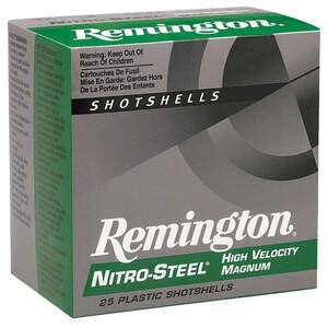 Remington Nitro- Steel 12 Gauge 3in BB 1-1/8oz Waterfowl Shotshells - 25 Rounds