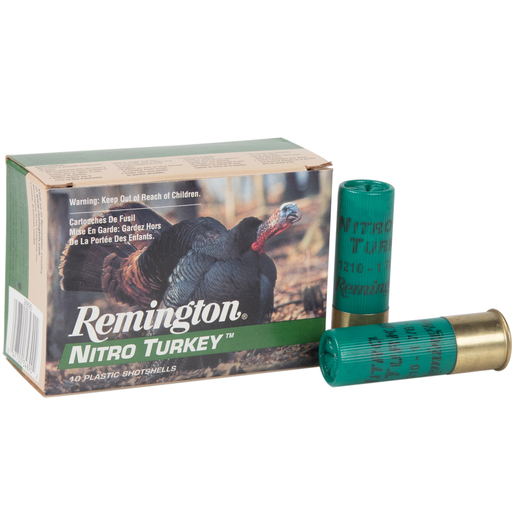 Remington Nitro Turkey 12 Gauge 3in 1 7/8oz Turkey Shotshells Ammo - 10 Rounds Ammo - #5 10 Rounds - #5 Ammo
