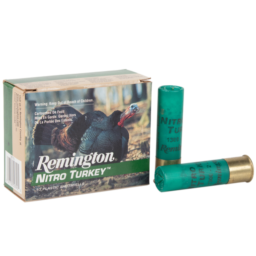 Remington Nitro Turkey 12 Gauge 3-1/2in 2oz Turkey Shotshells – 10 Rounds – #4