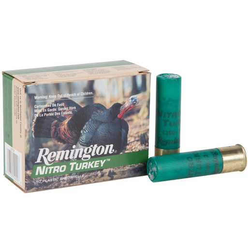 Remington Nitro Turkey 12 Gauge 3-1/2in 2oz Turkey Shotshells Ammo - 10 Rounds Ammo - #5 10 Rounds - #5 Ammo