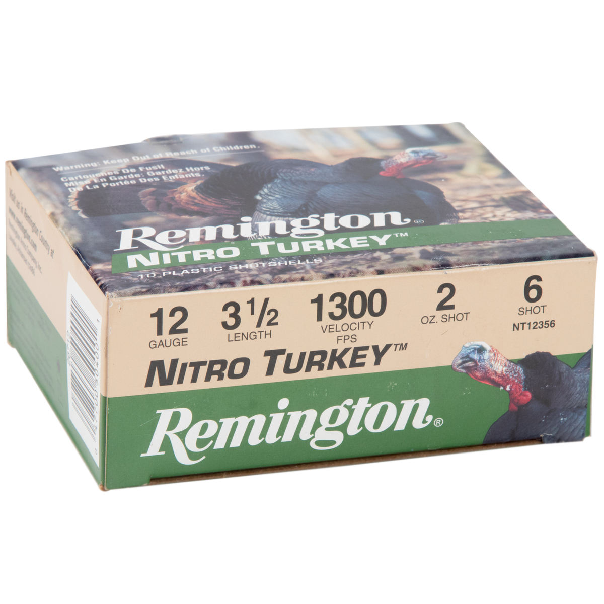 Turkey Rounds Remington Nitro Turkey 12ga 3.5in 2oz Turkey Shotshells - 10 Rounds ...