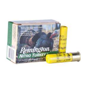 Remington Nitro Turkey 20 Gauge 3in 1-1/4oz Turkey Shotshells - 10 Rounds Remington Nitro Turkey 20 Gauge 3in 1-1/4oz Turkey Shotshells - 10 Rounds