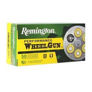 Remington Performance WheelGun 32 S&W 88gr Lead Round Nose Centerfire Handgun Ammo - 50 Rounds
