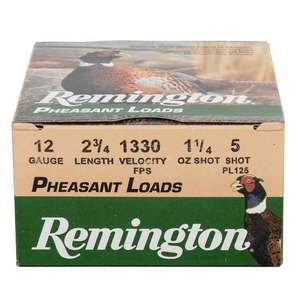 Remington Pheasant Loads 12 Gauge 2-3/4in #5