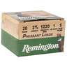 Remington Pheasant Loads 20 Gauge 2-3/4in #5 1oz Upland Shotshells - 25 Rounds