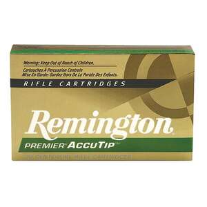 Remington Premier AccuTip 243 Winchester 95gr Polymer Tipped Rifle Ammo - 20 Rounds