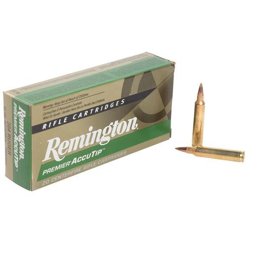 Remington Premier 204 Ruger 32gr AccuTip Rifle Ammo – 20 Rounds