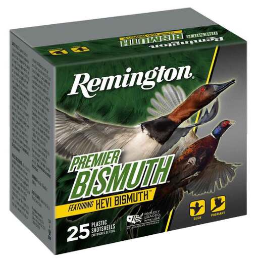 Remington Premier Bismuth 12 Gauge 3in #2 1-3/8oz Upland Shotshells – 25 Rounds – #2