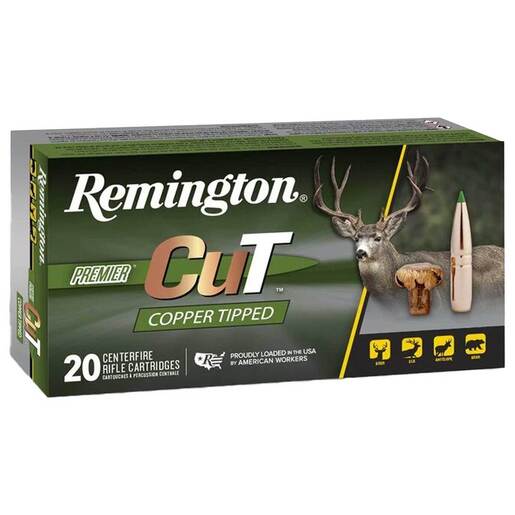 Remington Premier CuT 7mm-08 Remington 140gr CT Rifle Ammo Ammo - 20 Rounds 20 Rounds Ammo