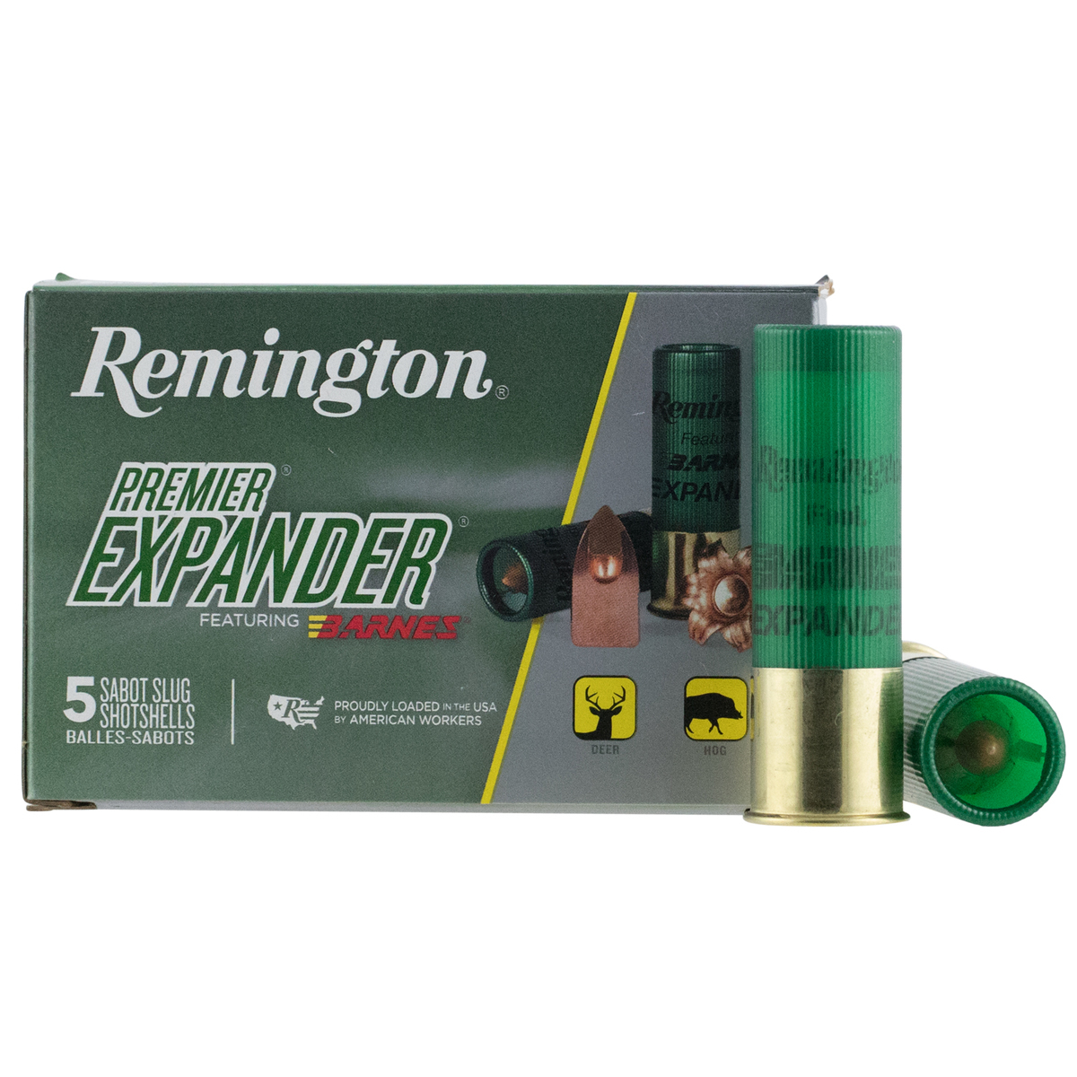 Remington Premier Expander 12 Gauge 3in 437gr Slug Shotshells - 5 Rounds Remington Premier Expander 12 Gauge 3in 437gr Slug Shotshells - 5 Rounds