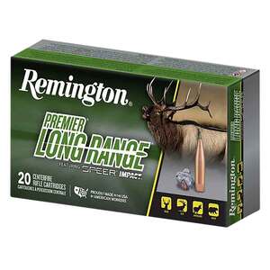 Remington Premier Long Rang 6mm Creedmoor 109gr Speer Impact Centerfire Rifle Ammo - 20 Rounds