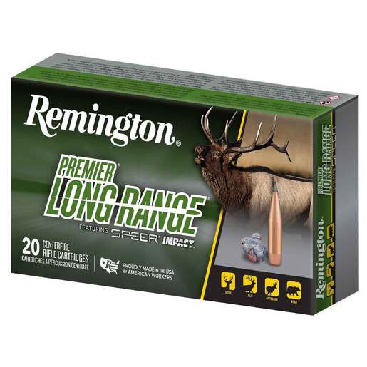 Remington Premier Long Range 30-06 Springfield Speer Impact 172gr Rifle Ammo Ammo - 20 Rounds 20 Rounds Ammo