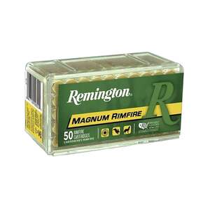Remington Premier Magnum Rimfire 17 HMR 17gr JHP Rimfire Ammo - 50 Rounds