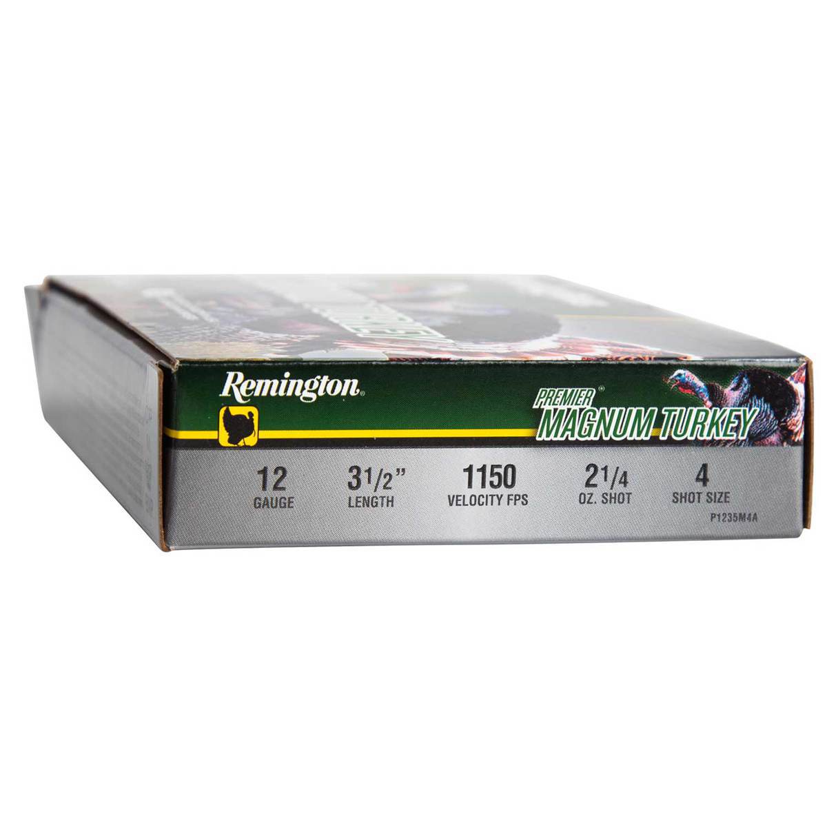 Remington Premier Magnum Turkey 12 Gauge 3-1/2in #4 2-1/4oz Turkey Shotshells - 5 Rounds Remington Premier Magnum Turkey 12 Gauge 3-1/2in #4 2-1/4oz Turkey Shotshells - 5 Rounds