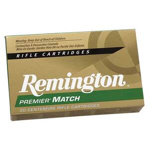 Remington Premier Match 308 Winchester 168gr BTHP Rifle Ammo - 20 Rounds