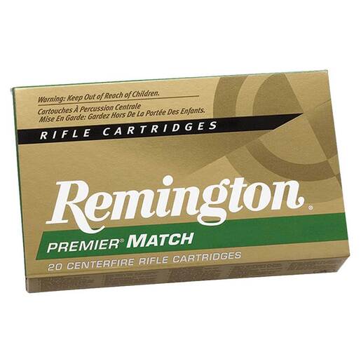 Remington Premier Match 308 Winchester 168gr BTHP Rifle Ammo Ammo - 20 Rounds 20 Rounds Ammo