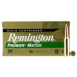 Remington Premier Match 6.5 Creedmoor 140gr OTMBT Rifle Ammo - 20 Rounds