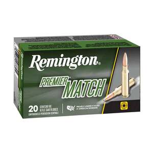 Remington Premier Match 6.5 Grendel 130gr Open Tip Match Centerfire Rifle Ammo - 20 Rounds