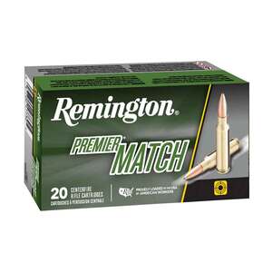 Remington Premier Match 6.5 Grendel 130gr Open Tip Match Centerfire Rifle Ammo - 20 Rounds Remington Premier Match 6.5 Grendel 130gr Open Tip Match Centerfire Rifle Ammo - 20 Rounds