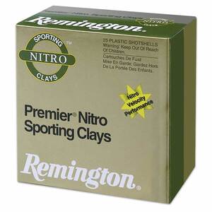Remington Premier Nitro 28 Gauge 2-3/4in 3/4oz #7.5 Sporting Clays Shotshells - 25 Rounds Remington Premier Nitro 28 Gauge 2-3/4in 3/4oz #7.5 Sporting Clays Shotshells - 25 Rounds