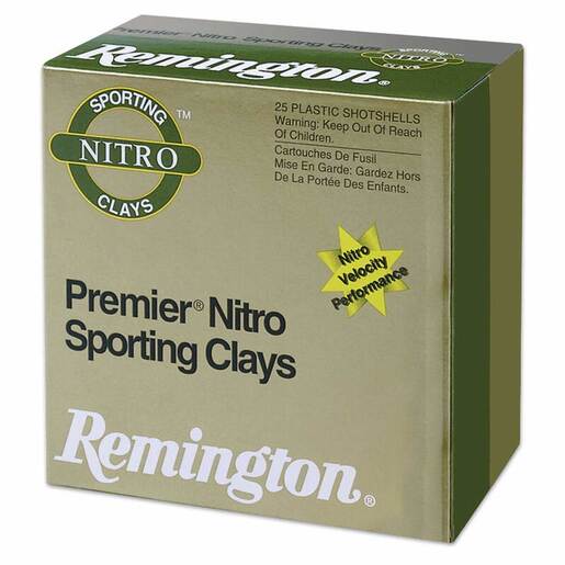 Remington Premier Nitro 28 Gauge 2-3/4in 3/4oz #7.5 Sporting Clays Shotshells – 25 Rounds – #7.5