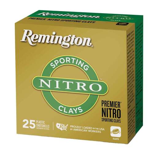 Remington Premier Nitro Sporting Clays 20 Gauge 2-3/4in #7.5 7/8oz Target Shotshells Ammo - 25 Rounds Ammo - #7.5 25 Rounds - #7.5 Ammo