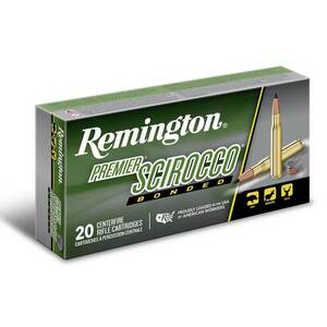 Remington Premier Scirocco 300 WSM (Winchester Short Mag) 180gr Swift Scirocco Bonded Rifle Ammo - 20 Rounds