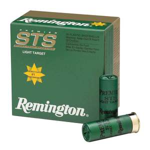Remington Premier STS 12 Gauge 2-3/4in #8 1-1/8oz #8 Target Load Shotshells - 100 Rounds