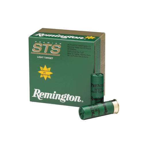 Remington Premier STS 12 Gauge 2-3/4in #8 1-1/8oz Target Shotshells Ammo - 25 Rounds Ammo - #8 25 Rounds - #8 Ammo