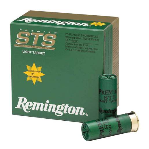 Remington Premier STS 12 Gauge 2-3/4in #7.5 1-1/8oz Target Load Shotshells – 100 Rounds – #7.5