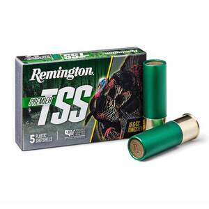Remington Premier TSS 12 Gauge 3in #9 1-3/4oz Turkey Shotshells - 5 Rounds Remington Premier TSS 12 Gauge 3in #9 1-3/4oz Turkey Shotshells - 5 Rounds